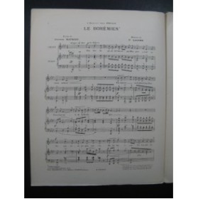 LACOME Paul Le Bohémien Chant Piano 1898