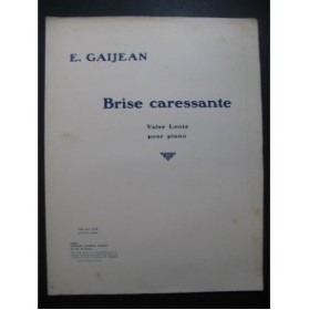 GAIJEAN E. Brise Caressante Piano