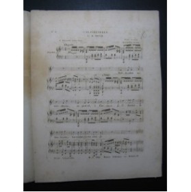 PROCH H. Calavresella Chant Piano ca1840