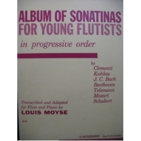 Album of Sonatinas for Young Flutists 7 Pièces Piano Flûte