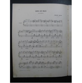 HITZ Franz Dans les Blés Piano XIXe siècle