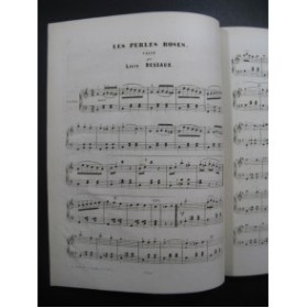 DESSAUX Louis Les Perles Roses Piano XIXe siècle