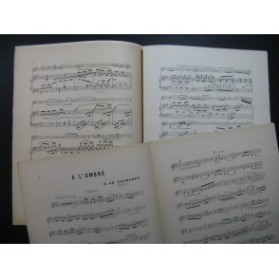 PLANCHET D. Ch. A l'Ombre Violon Piano 1887
