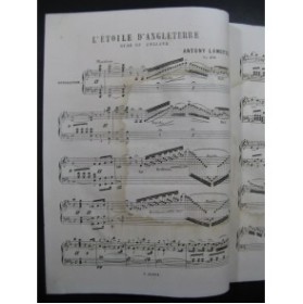 LAMOTTE Antony L'Etoile d' Angleterre Piano ca1875