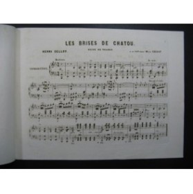 CELLOT Henri Les Brises de Chatou Piano ca1850