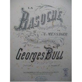 BULL Georges La Basoche Piano 1890