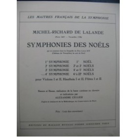 DE LALANDE Michel Richard 4e Sinfonie des Noëls Orchestre