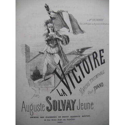 SOLVAY Jeune Auguste La Victoire Piano