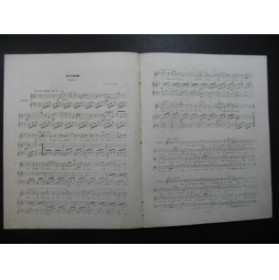 MASINI F. Le Calme Chant Piano ca1830