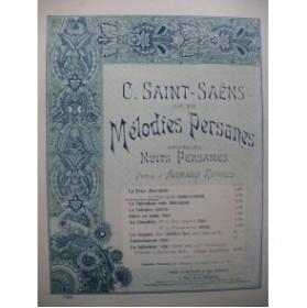 SAINT-SAËNS Camille La Brise Mélodie Persane Chant Piano 1892