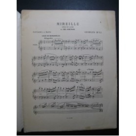 BULL Georges Fantaisie sur Mireille Gounod Piano 4 mains ca1895