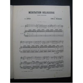 PESSARD Emile Mater Salvatoris Chant Piano 1876