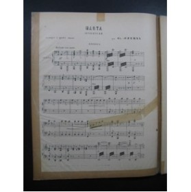 CZERNY Charles Marta Flotow Ouverture Piano 4 mains