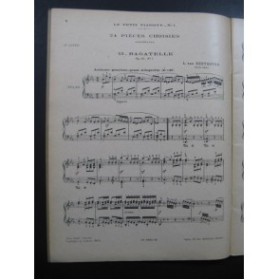 Le Petit Pianiste No 1 2e Livre 12 Pièces Piano 1919