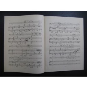DIAZ E. Aubade Victor Hugo Chant Piano XIXe