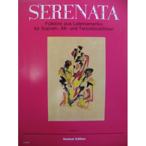 Serenata Folklore aus Lateinamerika Flûte à bec 1984