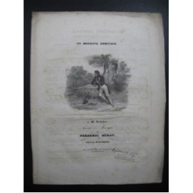 BÉRAT Frédéric Un Modeste Ermitage Chant Piano ca1840