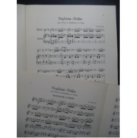 TELLAM Heinrich Veglione Polka Piano Mandoline ou Violon