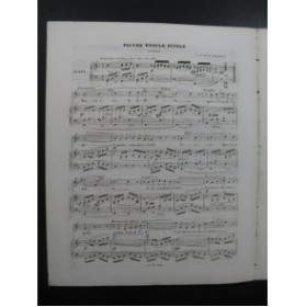 MASINI F. Pauvre Étoile Fidèle Chant Piano 1830