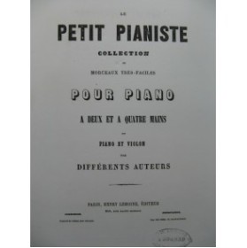GOLDNER W. Andante Villanelle et Rondo Violon Piano XIXe