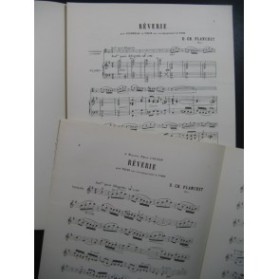 PLANCHET D. Ch. Rêverie Violon Piano 1887