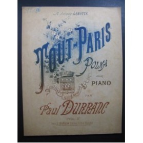 DURRANC Paul Tout Paris Piano