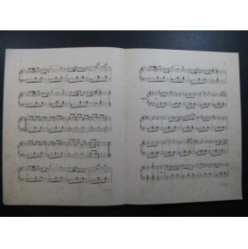 DERANSART Ed. La Cigale et la Fourmi Piano XIXe siècle