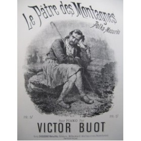 BUOT Victor Le Pâtre des Montagnes Piano 1886