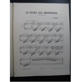 BUOT Victor Le Pâtre des Montagnes Piano 1886