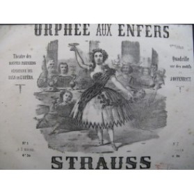 STRAUSS Orphée aux Enfers Piano XIXe siècle
