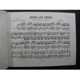 STRAUSS Orphée aux Enfers Piano XIXe siècle