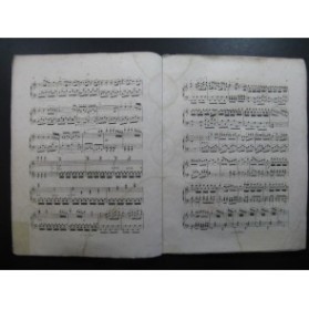 WEISS Jules Mozart Allegro Sonate en ut Allegro Piano XIXe siècle