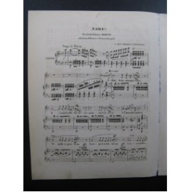ARNAUD Etienne Pars ! Chant Piano ca1850