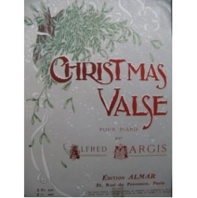 MARGIS Alfred Christmas Valse Piano 1905