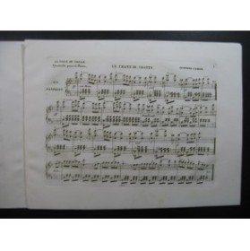 CARON Gustave La Tour de Nesle Piano XIXe siècle
