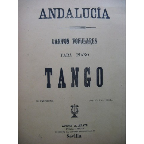 ANDALUCIA Tango Piano