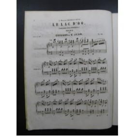 DE ST JEAN Edouard Le Lac d'oo Piano XIXe siècle