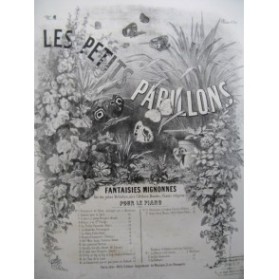 MAITHUAT L. Les Petits Papillons No 6 La Musette Provençale Piano XIXe siècle
