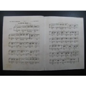 MAITHUAT L. Les Petits Papillons No 7 La Petite Folle Piano XIXe siècle