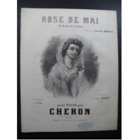 CHERON Rose de Mai Piano XIXe siècle