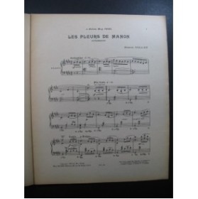 GILLET Ernest Les Pleurs de Manon Piano