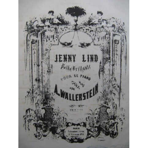 WALLERSTEIN A. Jenny Lind Piano ca1852