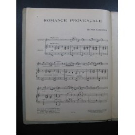 CASADESUS Francis Romance provençale et Danse Piano Saxophone 1947