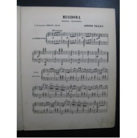 TALEXY Adrien Musidora Piano XIXe siècle