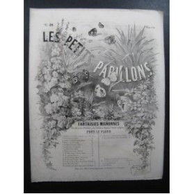 MAITHUAT L. Les Petits Papillons No 10 Air National Breton Piano XIXe siècle
