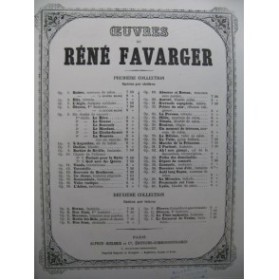 FAVARGER René Oberon Piano XIXe siècle