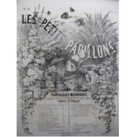 CARON G. W. Les Petits Papillons No 19 La Bonne Aventure ö Gué Piano XIXe siècle