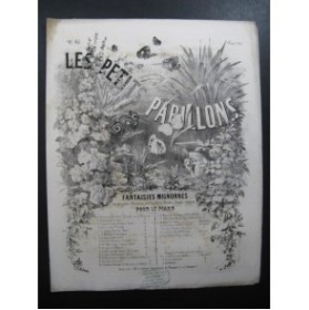 CARON G. W. Les Petits Papillons No 19 La Bonne Aventure ö Gué Piano XIXe siècle