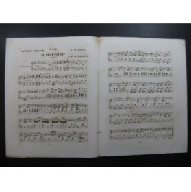 CARON G. W. Les Petits Papillons No 20 Le Roi d'Yvetot Piano XIXe siècle