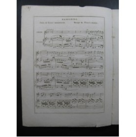 BAZIN François Madeleine Piano Chant XIXe siècle